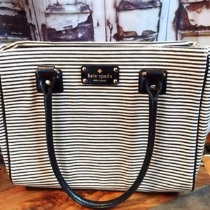 Kate Spade Vanston Stripe Quinn Bag